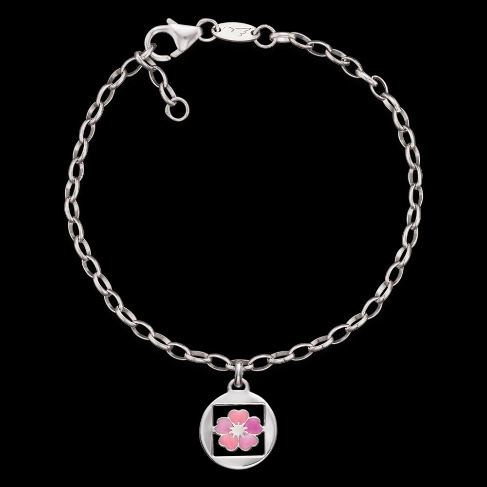 PINK FLOWER CHILDREN'S BRACELET | HERZENGEL AUSTRALIA
