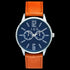 JAG MEN'S EDWARD BLUE DIAL TAN LEATHER WATCH