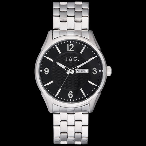 JAG MEN'S WILLIAM BLACK DIAL DAY DATE WATCH