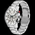 POLICE MEN'S BANOS SILVER CHRONO WATCH - TILT VIEW