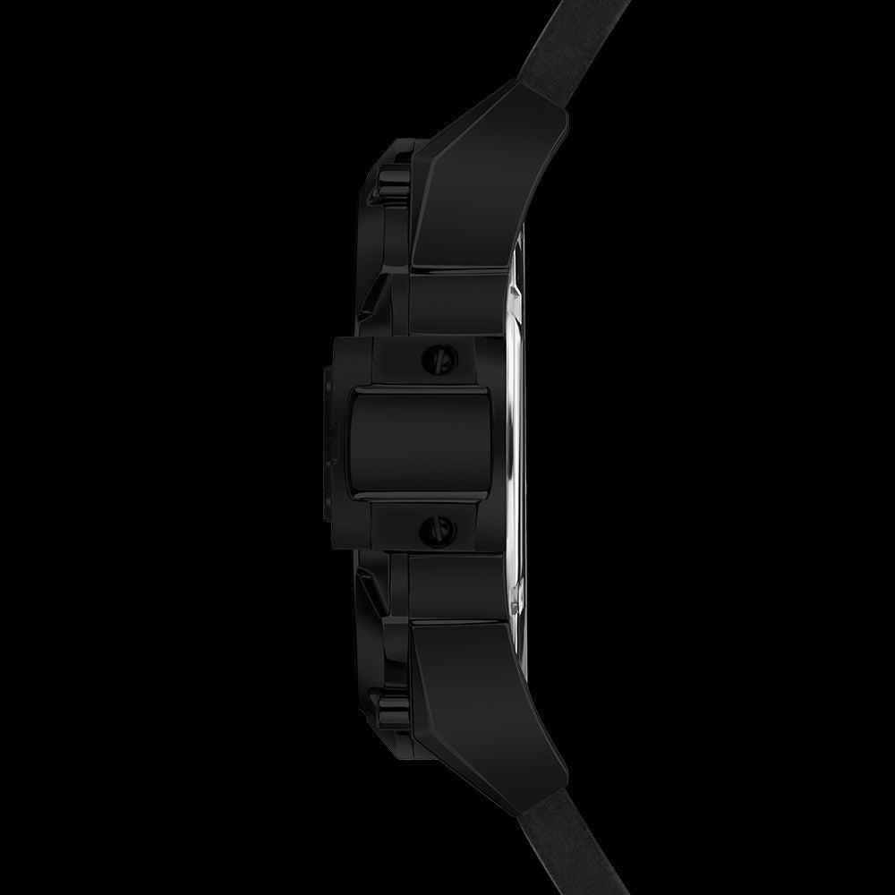 POLICE MEN'S DANU BLACK GOLD DIAL WATCH - SIDE VIEW