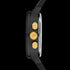 POLICE MEN'S MARSDEN GOLD BLACK LEATHER WATCH - SIDE VIEW