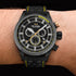 TW STEEL FAST LANE BLACK LIMITED EDITION SWISS VOLANTE WATCH SVS207 - WRIST VIEW