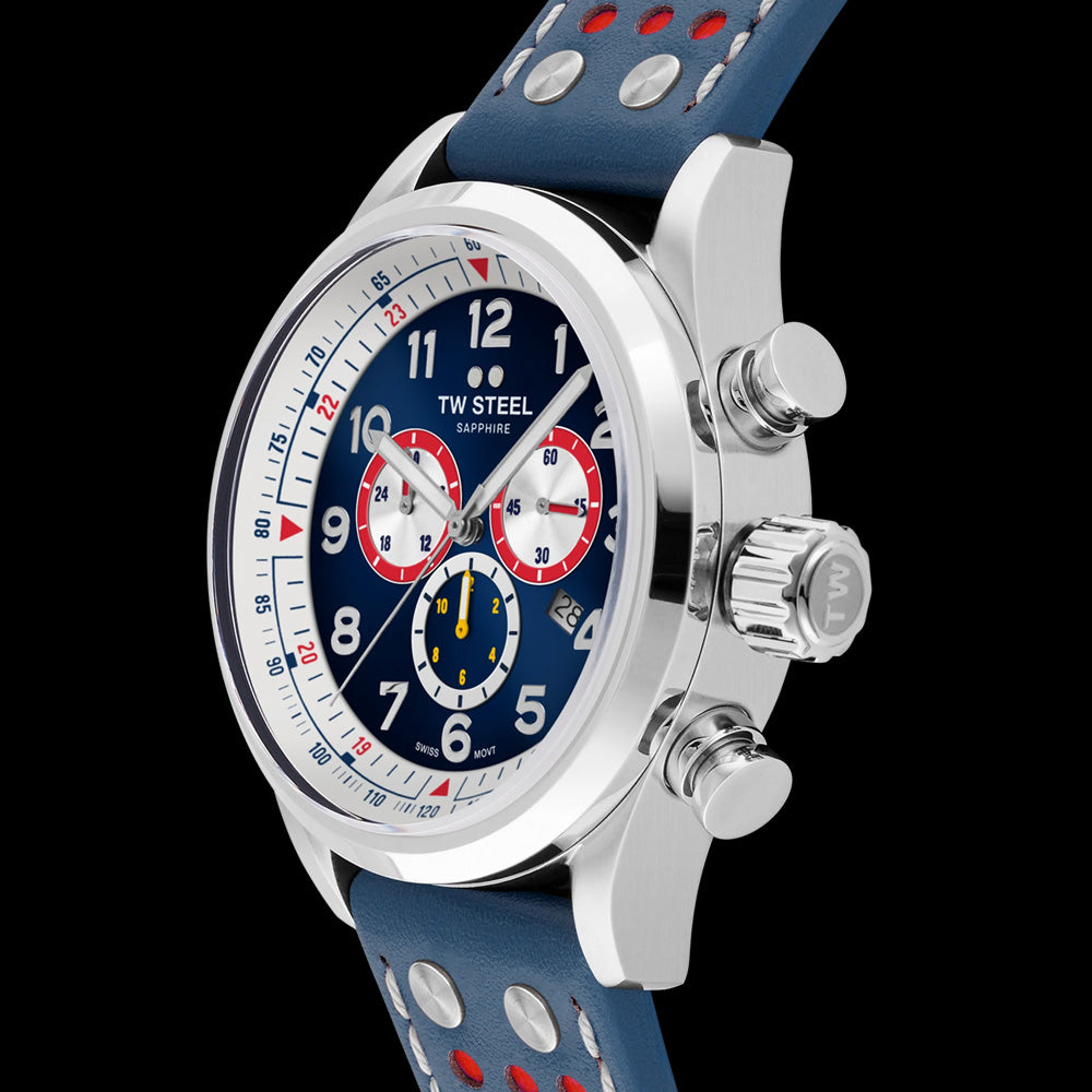 TW STEEL RED BULL AMPOL RACING SWISS VOLANTE LIMITED EDITION WATCH SVS310 - SIDE VIEW