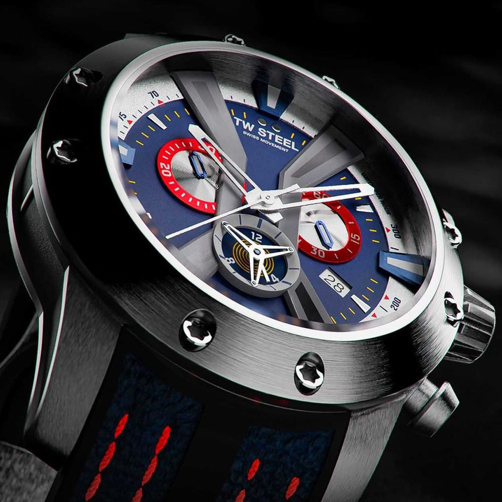 TW STEEL RED BULL AMPOL RACING SWISS CHRONOGRAPH LIMITED EDITION WATCH GT13 - BEAUTY VIEW 1