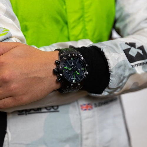 TW STEEL VELOCE RACING SWISS CHRONOGRAPH LIMITED EDITION WATCH GT12 - WRIST VIEW