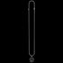 SAVE BRAVE MEN'S TITUS GORILLA BLACK STEEL NECKLACE - FULL VIEW