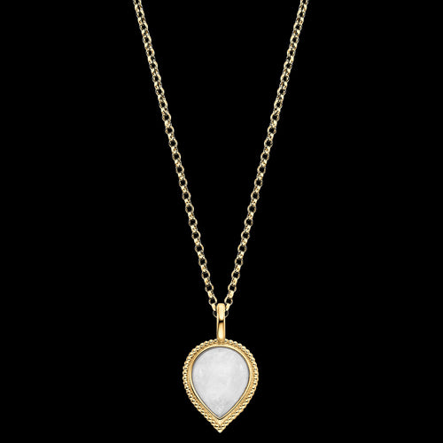 ENGELSRUFER GOLD MOONSTONE TEARDROP NECKLACE