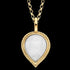 ENGELSRUFER GOLD MOONSTONE TEARDROP NECKLACE - CLOSE-UP