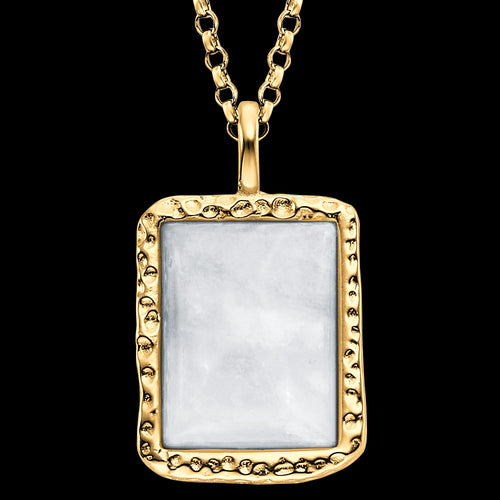 ENGELSRUFER GOLD PURE MOONSTONE NECKLACE - CLOSE-UP