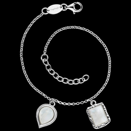 ENGELSRUFER SILVER PURE MOONSTONE BRACELET