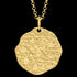 ENGELSRUFER GOLD SUN MOON & STARS COIN NECKLACE - BACK CLOSE-UP