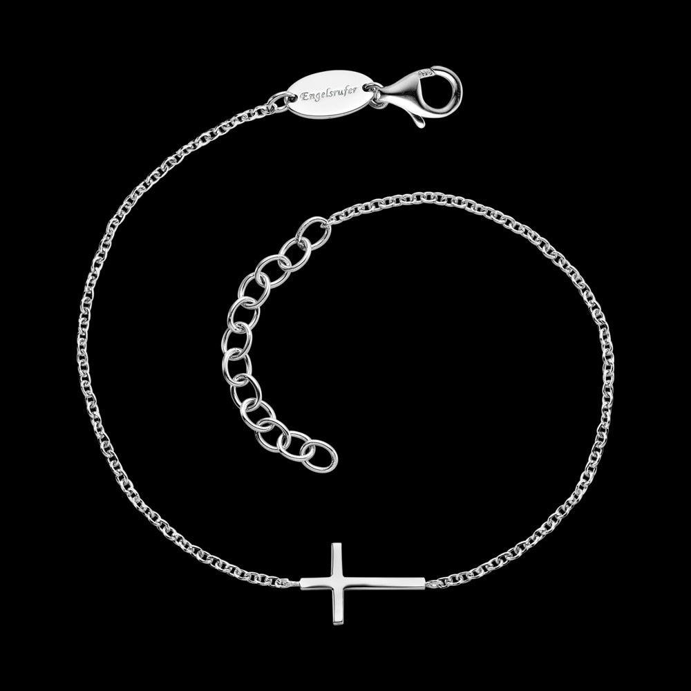 ENGELSRUFER SILVER LITTLE CROSS BRACELET