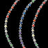 ENGELSRUFER SILVER LITTLE MOON RAINBOW CZ BRACELET - CLOSE-UP