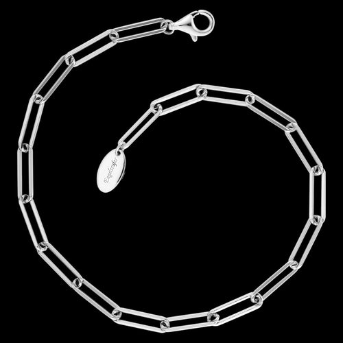 ENGELSRUFER SILVER ANCHOR CHAIN CHARM BRACELET