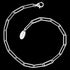 ENGELSRUFER SILVER ANCHOR CHAIN CHARM BRACELET