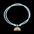HERZENGEL SILVER RAINBOW ADJUSTABLE CORD CHILDREN'S BRACELET