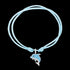 HERZENGEL SILVER DOLPHIN ADJUSTABLE CORD CHILDREN'S BRACELET