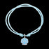 HERZENGEL SILVER SEA SHELL ADJUSTABLE CORD CHILDREN'S BRACELET