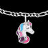 HERZENGEL UNICORN ENAMEL CHILDREN'S BRACELET - CHARM CLOSE-UP