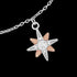 ENGELSRUFER SILVER TRI-COLOUR NEW STAR BRACELET - ROSE GOLD STAR CLOSE-UP