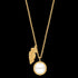 ENGELSRUFER GOLD GLORY FEATHER PEARL NECKLACE - FULL VIEW