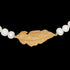 ENGELSRUFER GOLD GLORY FEATHER PEARL BRACELET - CLOSE-UP