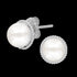 ENGELSRUFER SILVER GLORY PEARL STUD EARRINGS