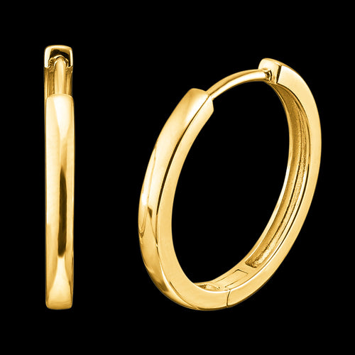 ENGELSRUFER GOLD LISA 24MM HOOP EARRINGS