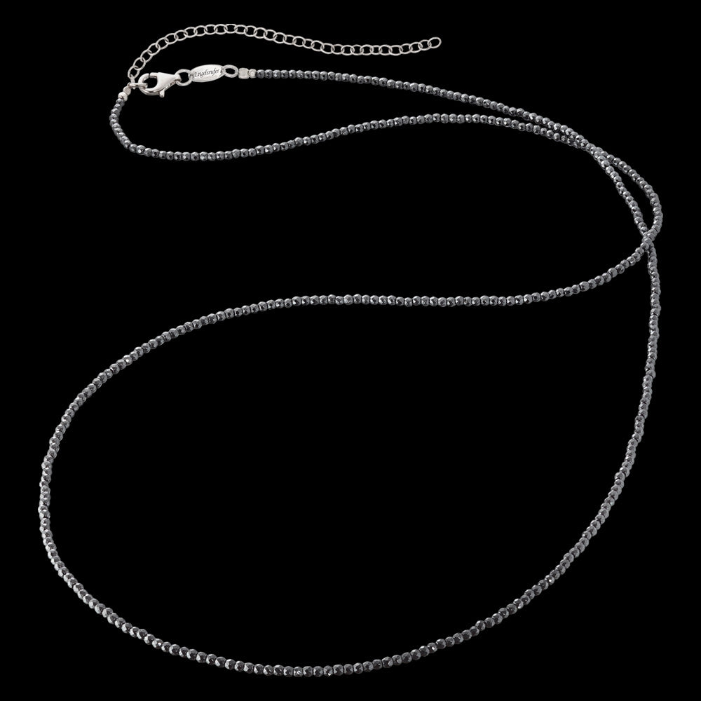 ENGELSRUFER SILVER HEMATITE 70CM NECKLACE