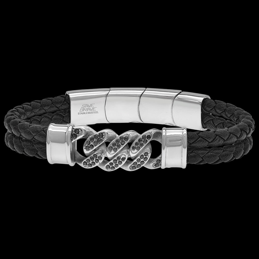 Men's Bracelets Australia Leather & Steel Jewellery For Men