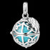 ENGELSRUFER SILVER TURQUOISE PEARL ANGEL WING SOUNDBALL PENDANT - MEDIUM SIZE
