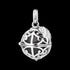 ENGELSRUFER SILVER GREY PEARL WING ANGEL SOUNDBALL PENDANT - SMALL SIZE