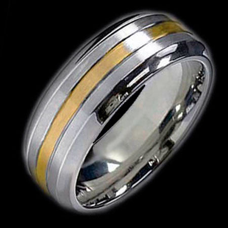 TITANIUM THREE BANDS RING