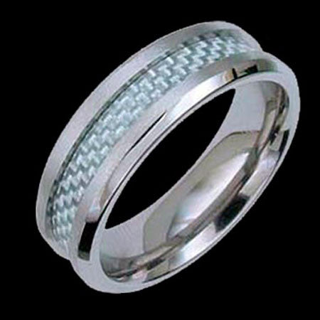 TITANIUM CARBON FIBRE RING