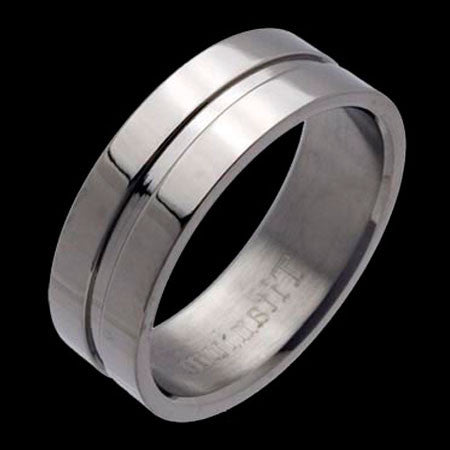 TITANIUM CHANNEL RING