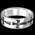 Top View Celtic Cross Ring Men's Sterling Silver | Australia