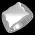 STAINLESS STEEL MEN'S BLANK SIGNET RING