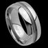 TUNGSTEN CARBIDE DUAL BAND POLISHED RING