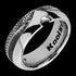 KOOLKATANA STAINLESS STEEL DRAGON SCALES CROSSOVER RING