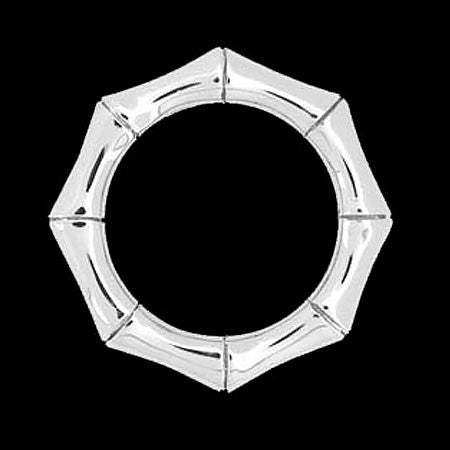 STAINLESS STEEL INOX ZEN BAMBOO RING
