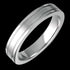 STAINLESS STEEL SATIN FINISH THIN DUAL BAND RING