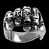 STAINLESS STEEL MEN'S SKULL FIST RING