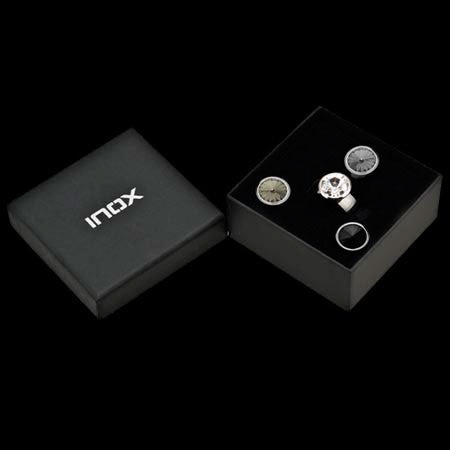 STAINLESS STEEL INOX GREY HUES INTERCHANGE RING - 2