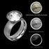 STAINLESS STEEL INOX GREY HUES INTERCHANGE RING - 1