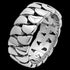  STAINLESS STEEL MEN'S ROPE TWIST RING