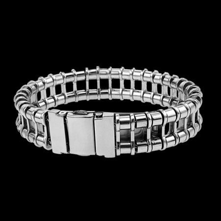 STAINLESS STEEL EXOSKELETON BRACELET