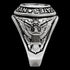 STAINLESS STEEL MEN'S US ARMY VETERAN SIGNET RING - SIDE VIEW 2