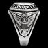 STAINLESS STEEL MEN'S US ARMY VETERAN SIGNET RING - SIDE VIEW 4