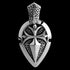 KOOLKATANA STAINLESS STEEL CROSS SHIELD NECKLACE